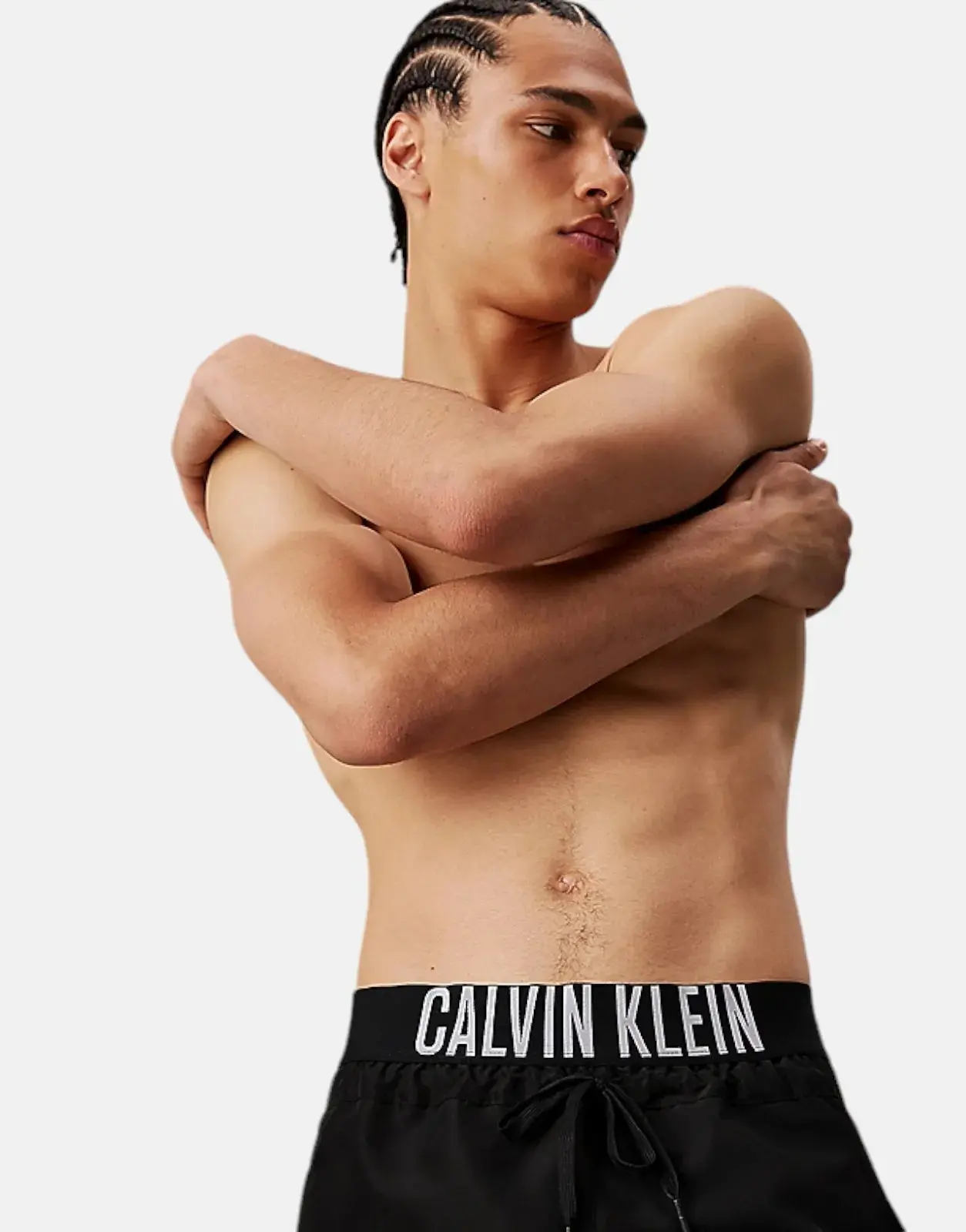 Calvin Klein Waistband Black Swim Shorts - Image 3