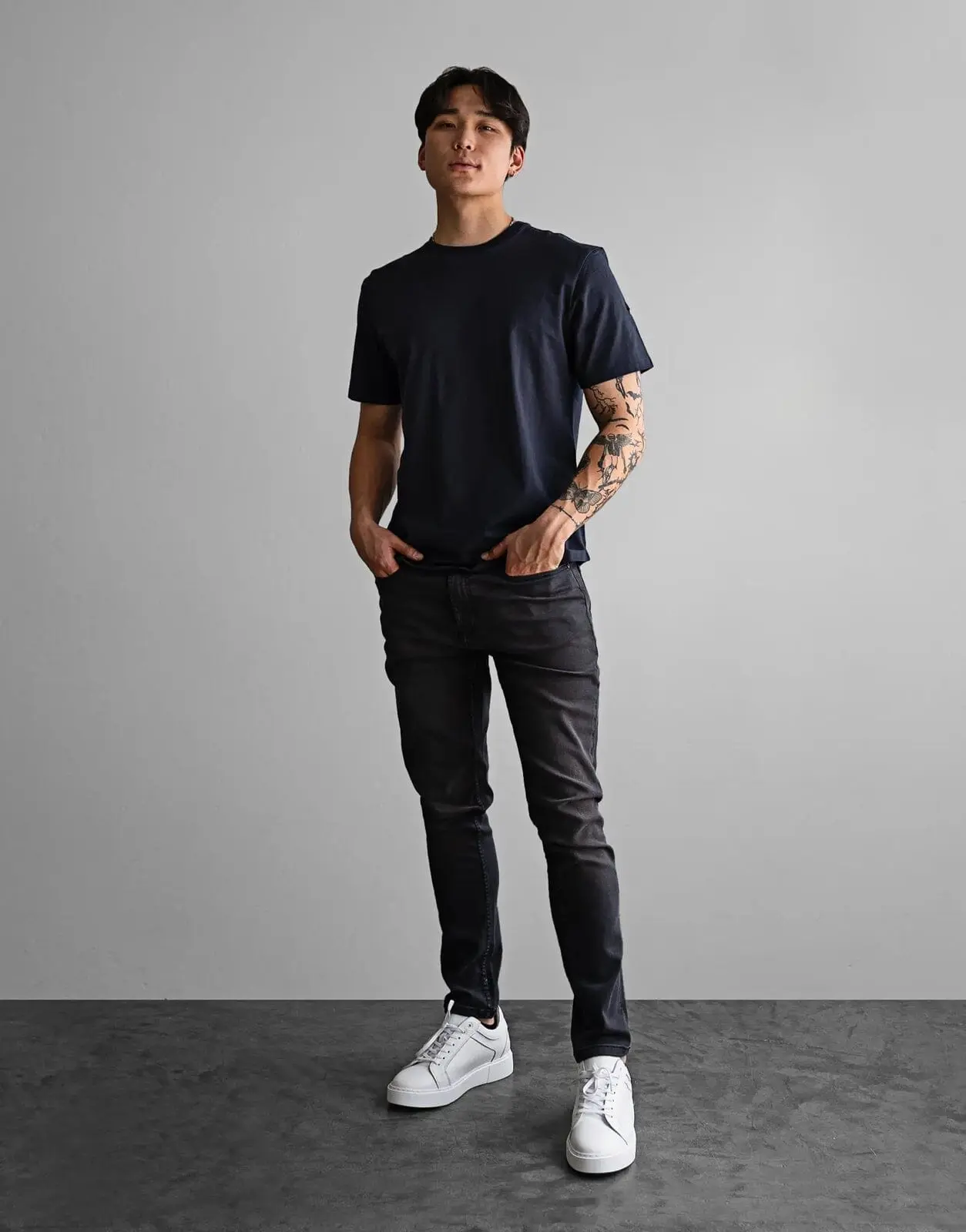 Fade Still Navy T-Shirt - Image 4