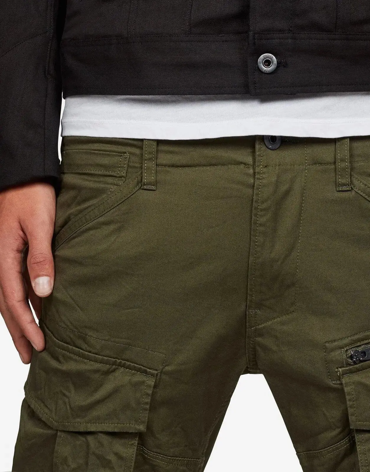 G-Star RAW Rovic Green Trousers - Image 6