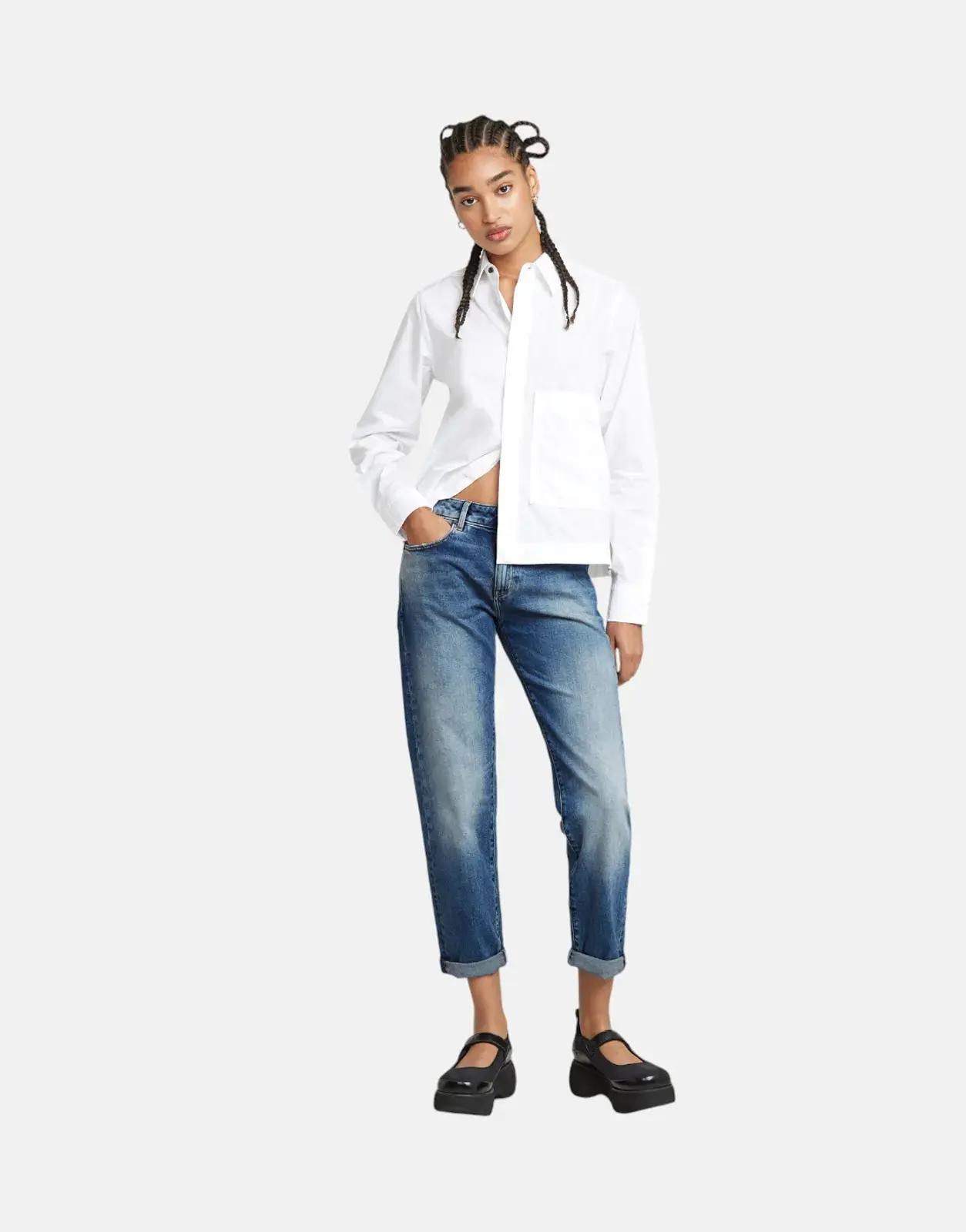 G-Star RAW Kate Boyfriend Azure Jeans - Image 4