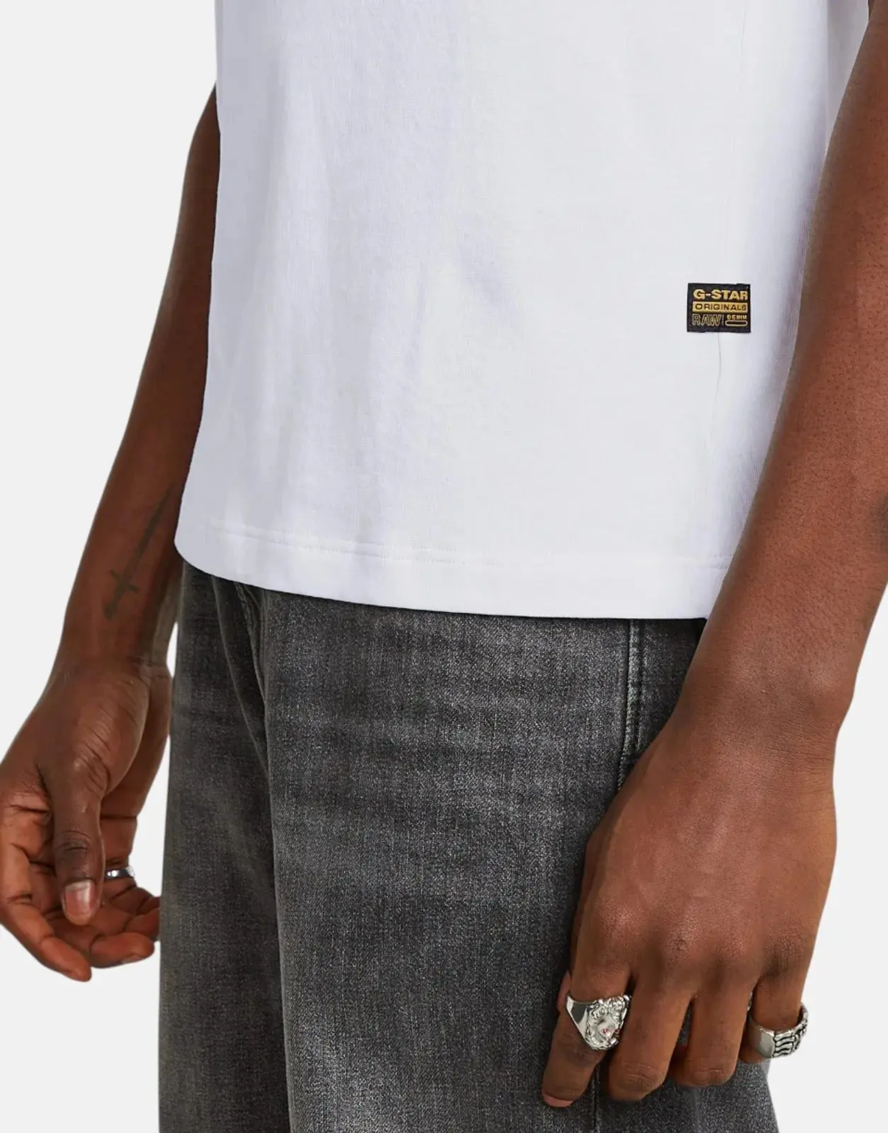 G-Star RAW Originals White T-Shirt - Image 3