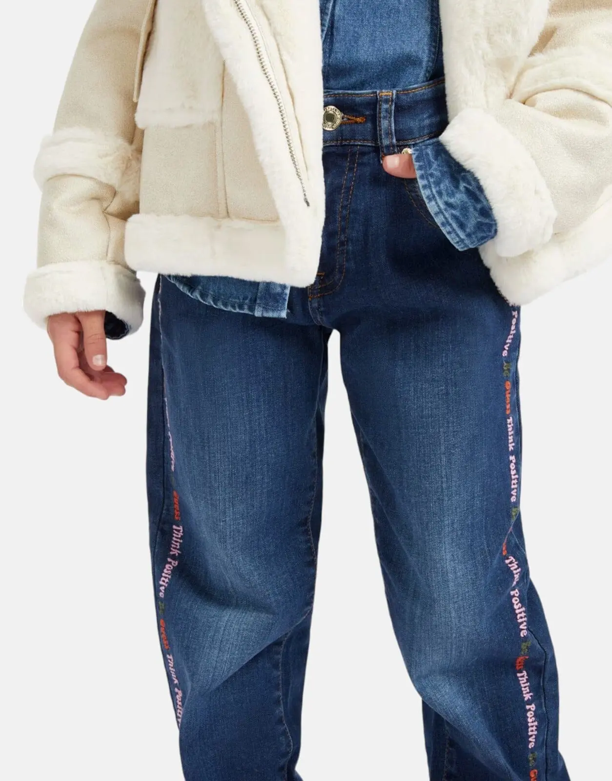 Guess Kids Straight Denim Jeans - Image 3