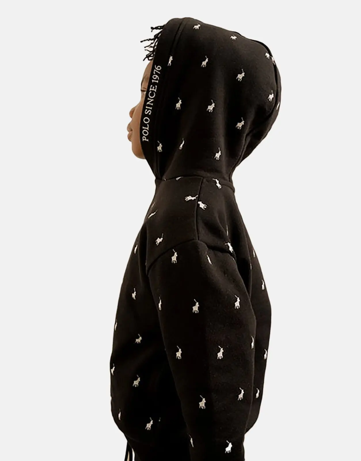 Polo Blake Monogram Black Hoody - Image 4