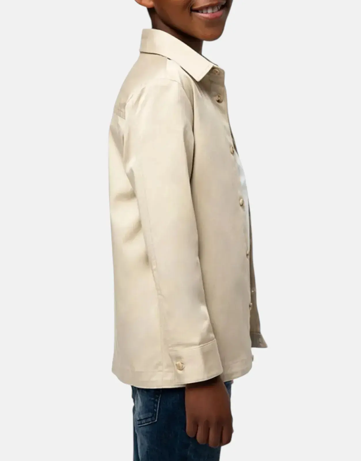 Polo Boys Dumisani Twill Sand Shacket - Image 3