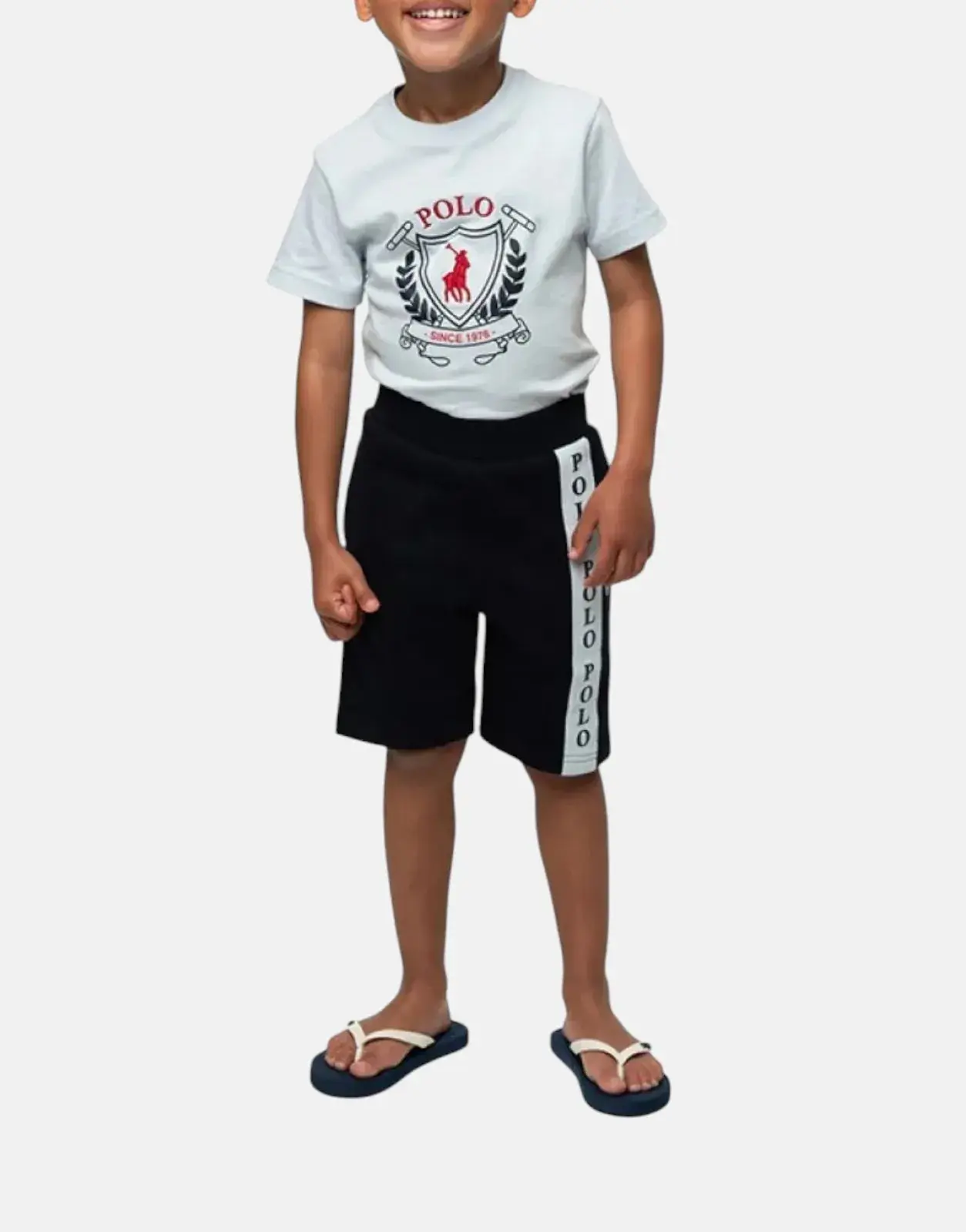 Polo Boys Preston Navy Printed Shorts - Image 3