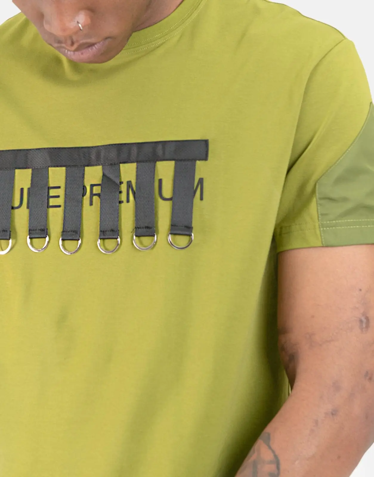 Pure Premium Strapin Olive T-Shirt - Image 3