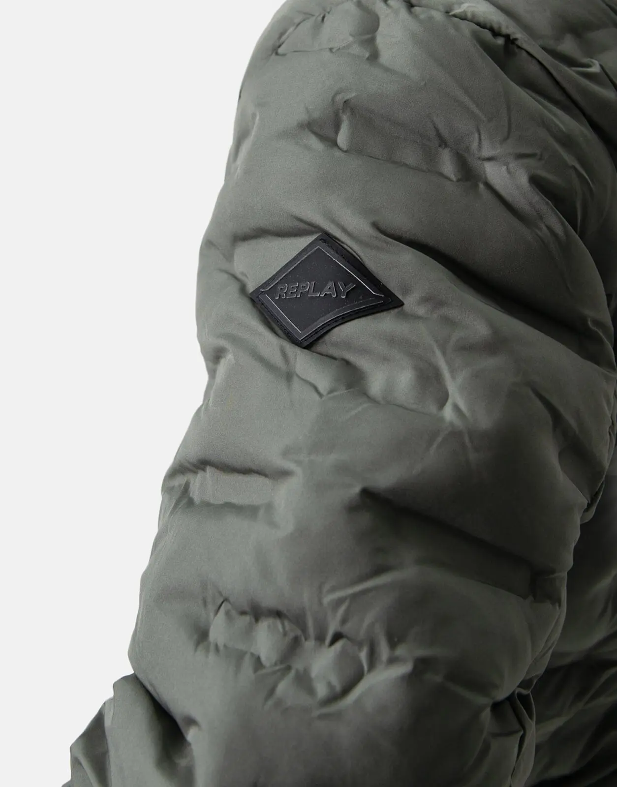 Replay Pistachio Puffer Jacket - Image 4