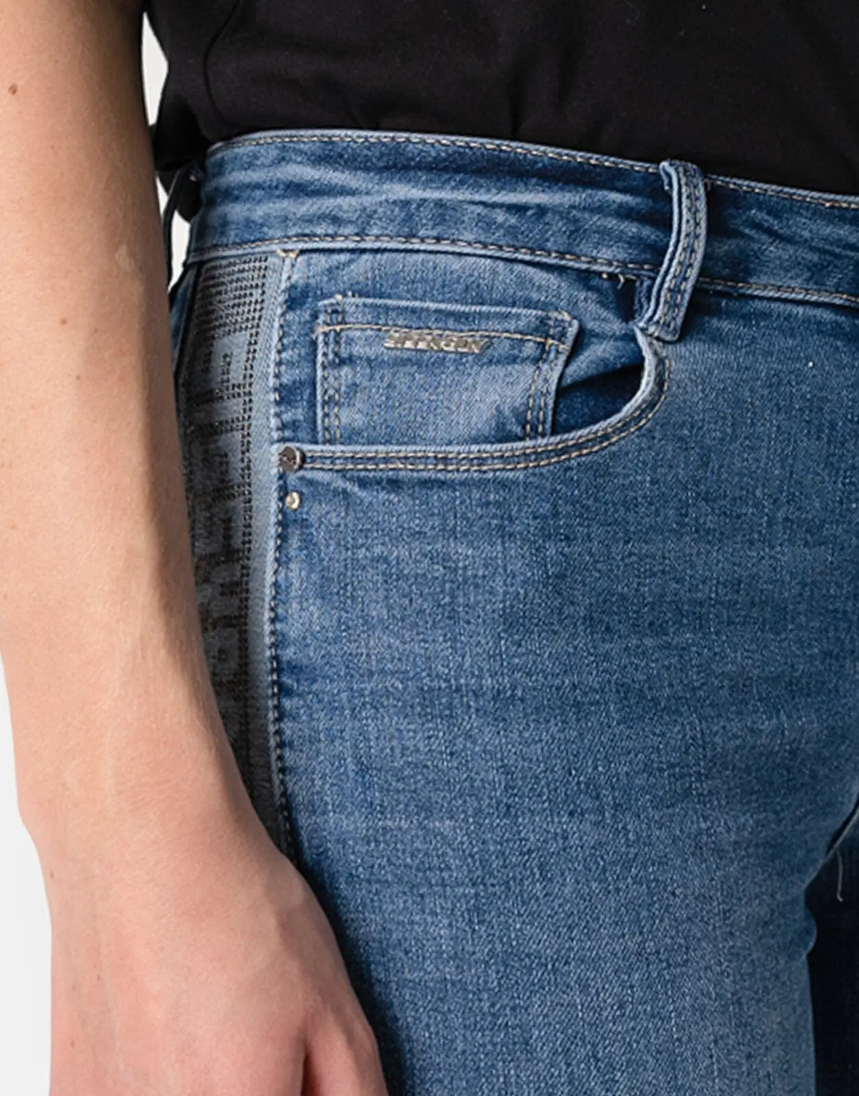 Sissy Boy Axel Side Bling Jeans - Image 3