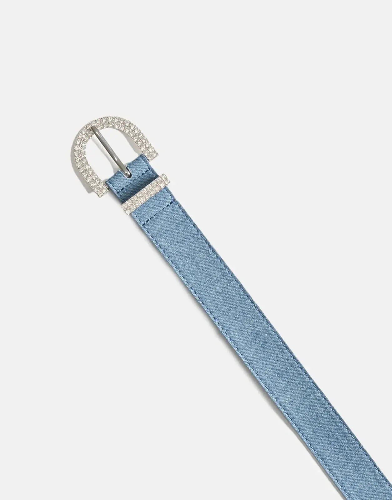 Sissy Boy Denim Diamante Belt Blue - Image 3