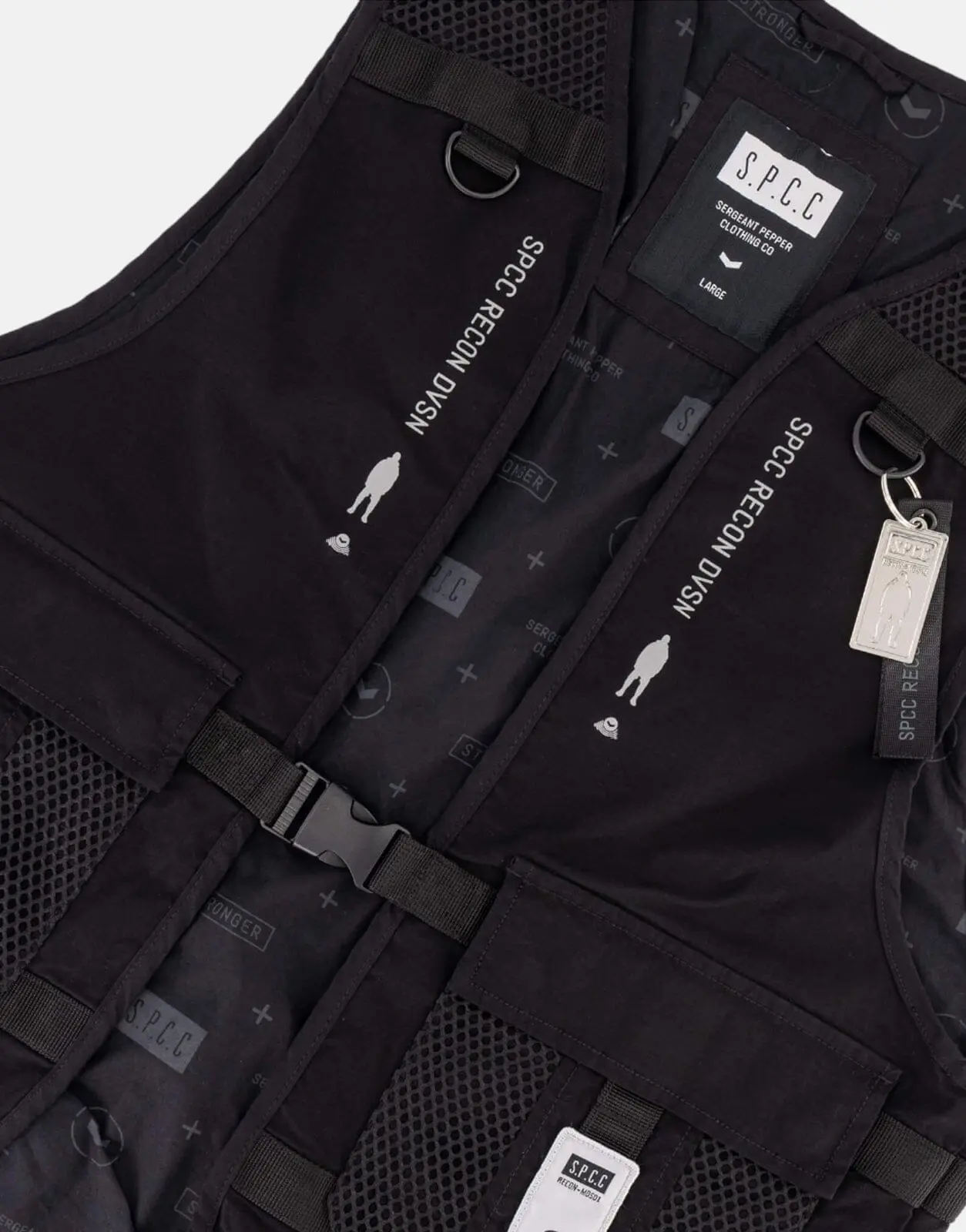 SPCC Recon Nocturne Black Sleeveless Jacket - Image 4