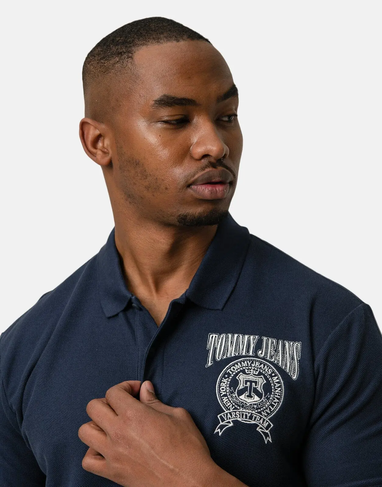 Tommy Hilfiger Jeans Rlxd Varsity Navy Polo - Image 3